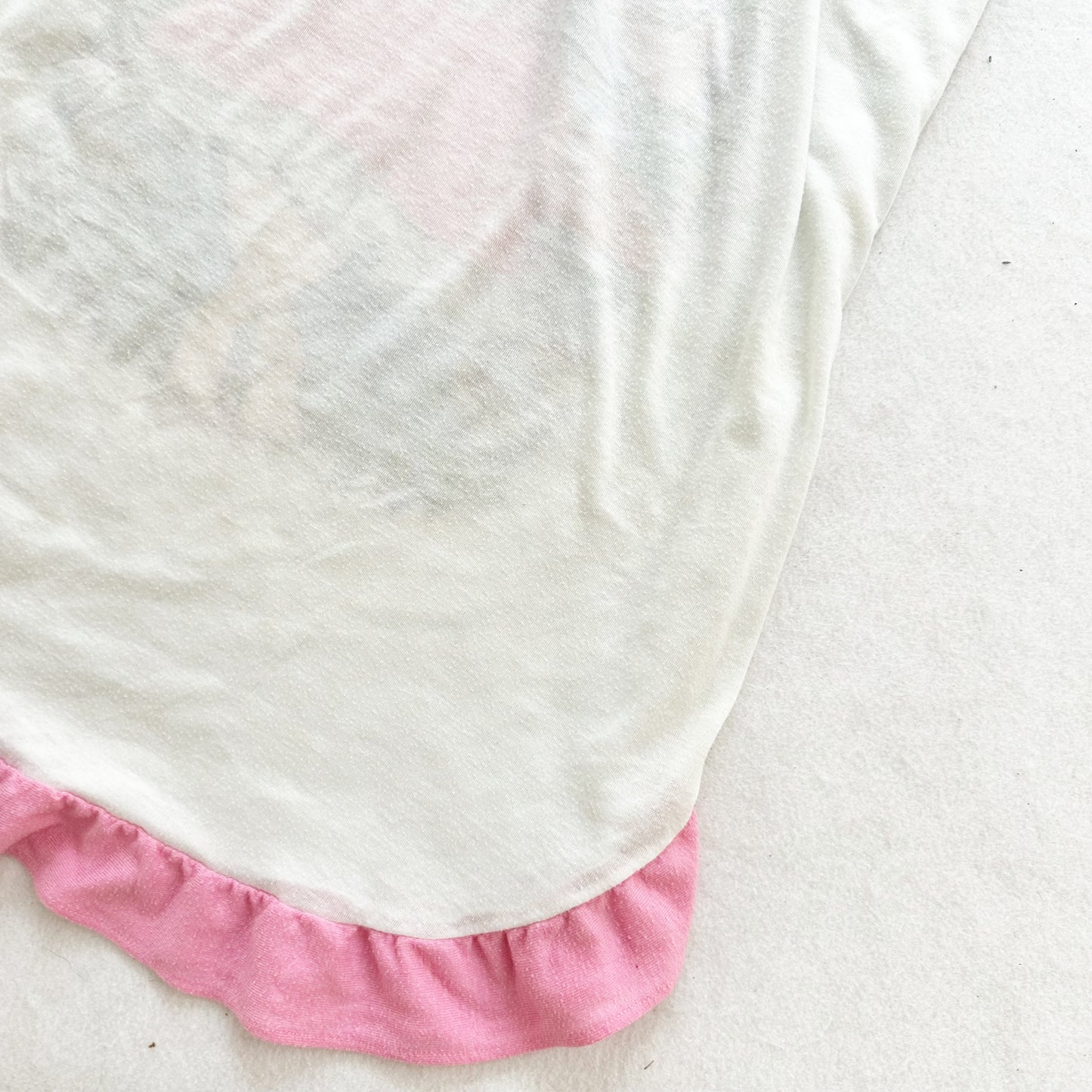 Vintage Flower Swing Girl Nightgown: 7/8y? - Yellow Clover Vintage Kids Clothes