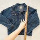 Vintage Disney Princesses Embroidered Denim Jacket: L