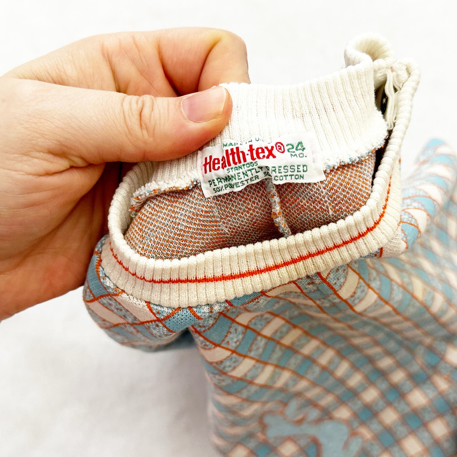 Vintage 70s Healthtex Bunny Rabbit Jumpsuit Romper: 18m? - Yellow Clover Vintage Kids Clothes