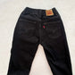 Vintage Levi’s Solid Black Loose Fit Jeans: 7y