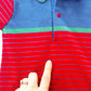 Vintage OshKosh Striped Short Sleeve Polo Shirt: 2T? - Yellow Clover Vintage Kids Clothes