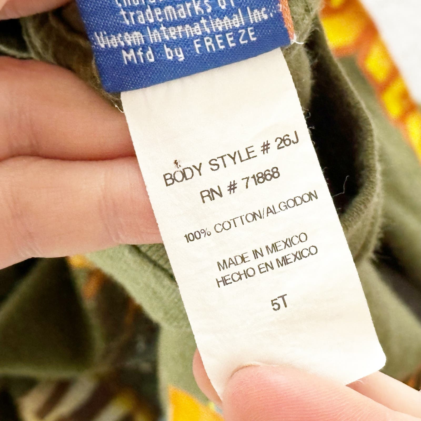 Y2K Go Diego Go Graphic Tee: 5T - Yellow Clover Vintage Kids Clothes