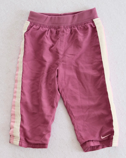 Y2K Nike Dusty Pink Just Do It Pants: 18m - Yellow Clover Vintage Kids Clothes