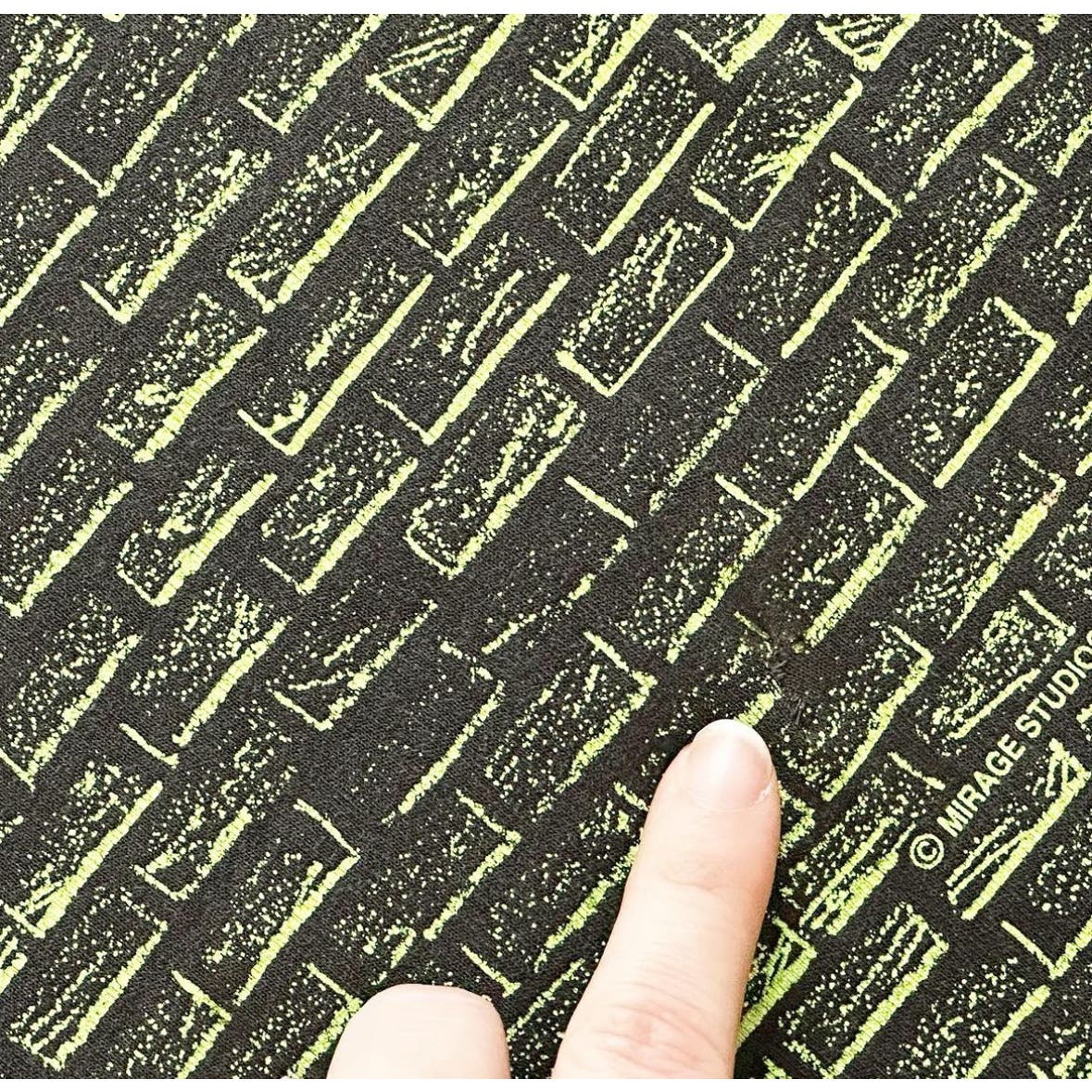 Vintage Teenage Mutant Ninja Turtles AOP Kids Tee: 8y? - Yellow Clover Vintage Kids Clothes