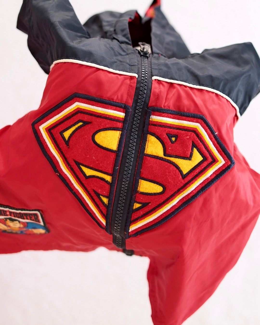 Y2K DC Comics Superman Hooded Jacket: 4T - Yellow Clover Vintage Kids Clothes