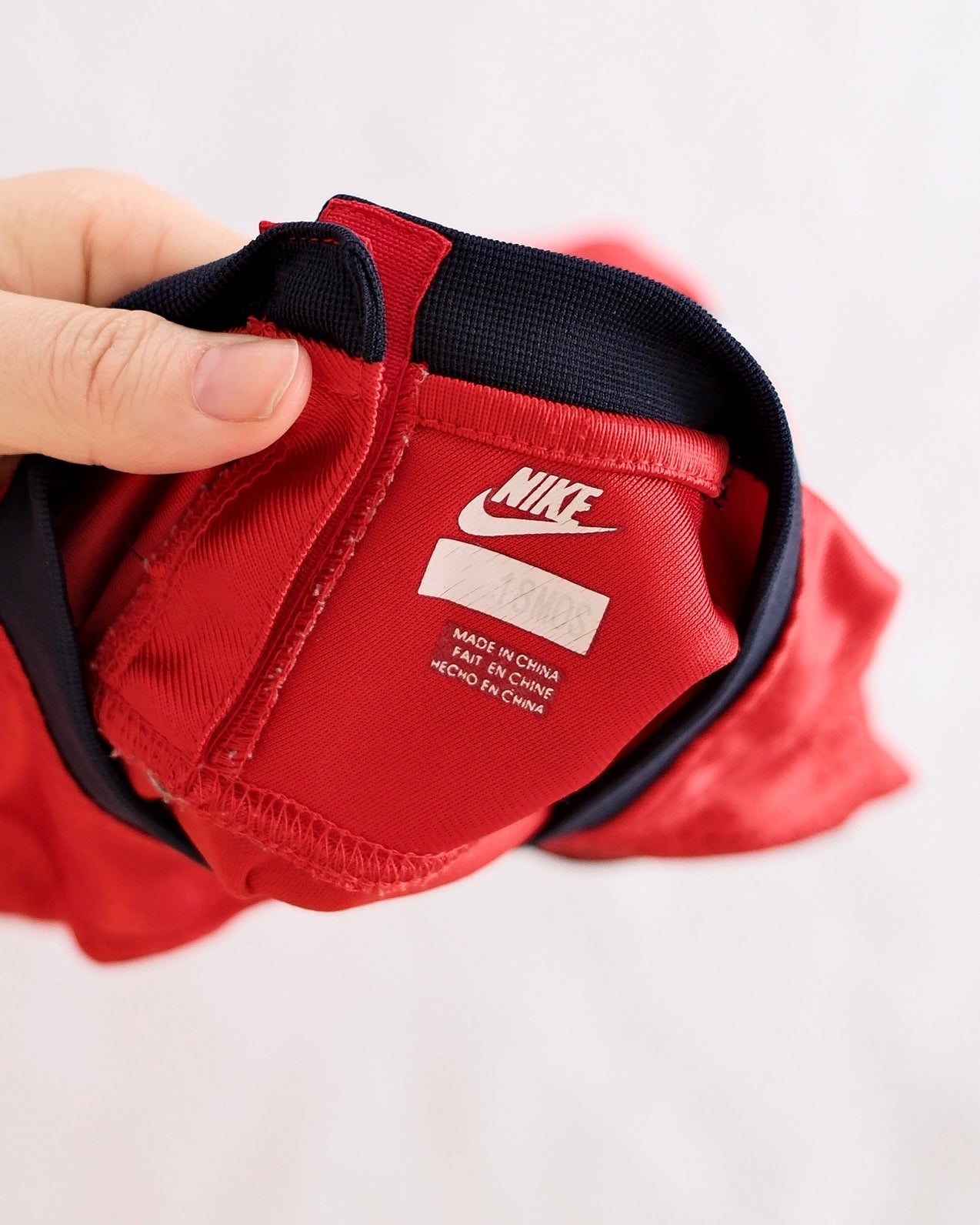 Y2K Nike Jersey Style Athletic Top: 18m