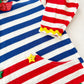 Vintage Buster Brown Striped Hooded Top: 5T - Yellow Clover Vintage Kids Clothes