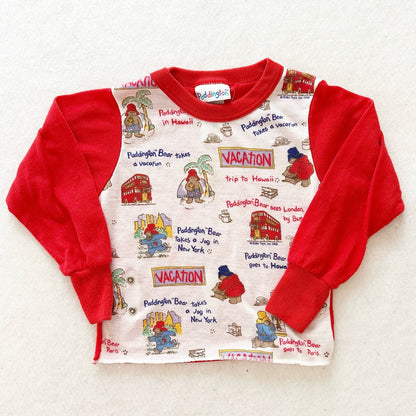 Vintage Paddington Bear Pajama Top: 2T? - Yellow Clover Vintage Kids Clothes