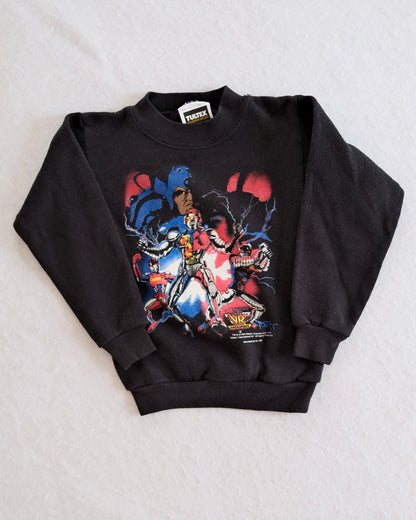 Vintage VR Troopers Graphic Crewneck Sweatshirt: 5T - Yellow Clover Vintage Kids Clothes