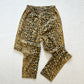 Vintage Fun Company Leopard Appliqué Tee + Leggings: 8y?