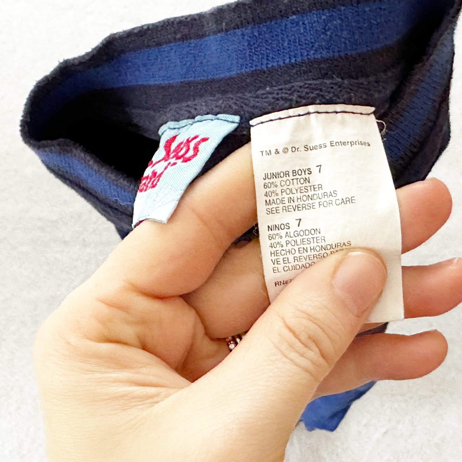 Y2K Dr. Seuss Characters Embroidered Tee: 5T? - Yellow Clover Vintage Kids Clothes