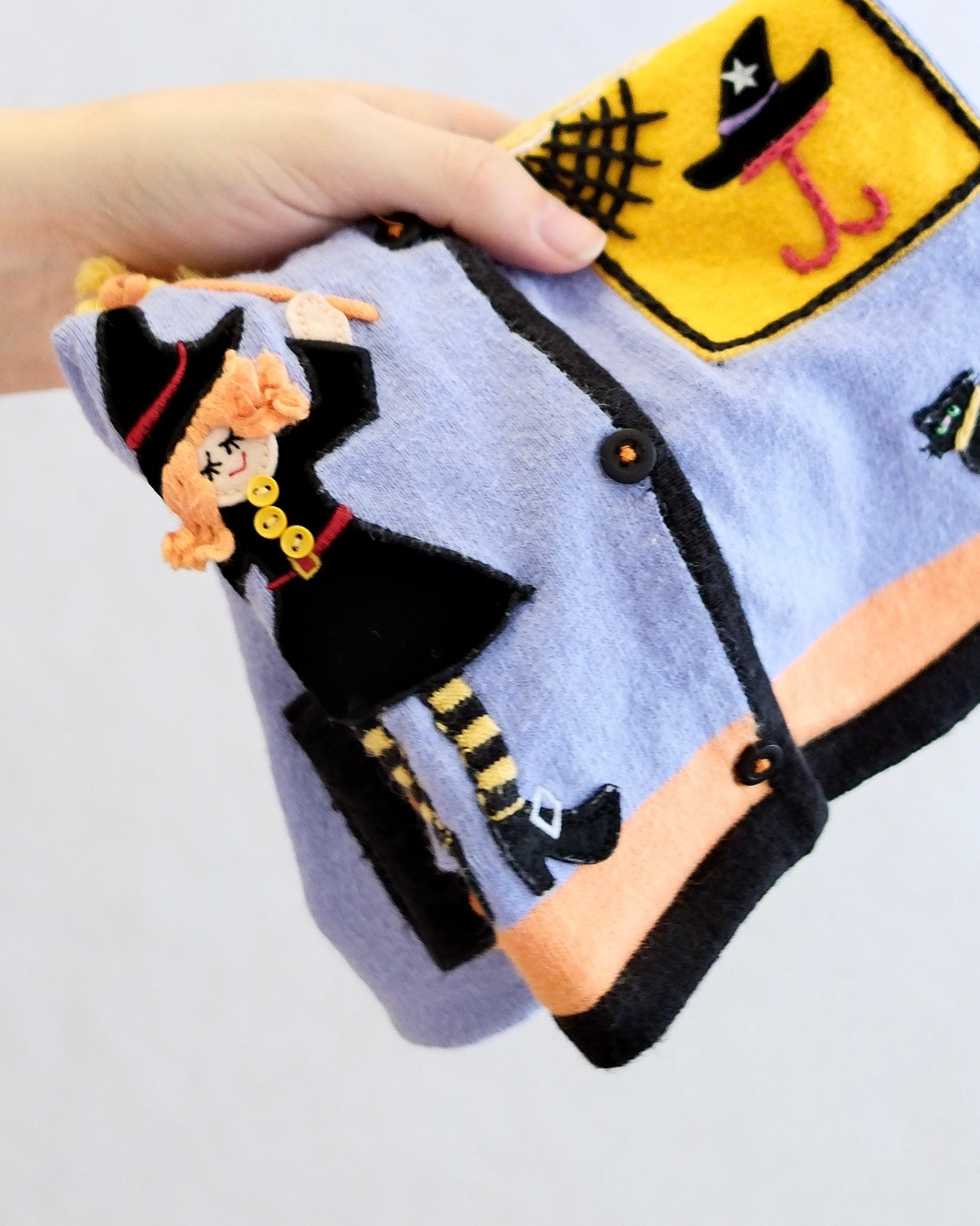 Y2K Hartstrings Witch Bootique Halloween Cardigan