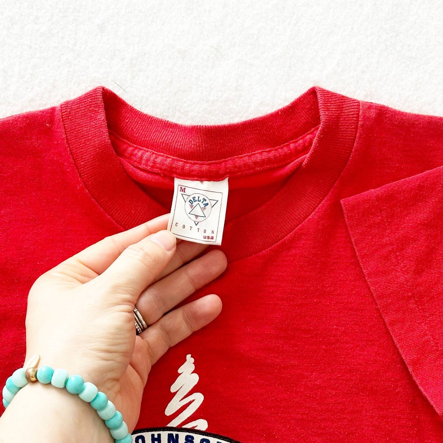 Vintage USA Basketball Single Stitch Tee: 8/10y? - Yellow Clover Vintage Kids Clothes