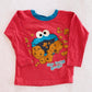 Y2K Sesame Street Cookie Monster Graphic Tee: 4T?