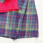 Vintage Young Vibes Tartan Vest and Skirt Set: 6/7y? - Yellow Clover Vintage Kids Clothes