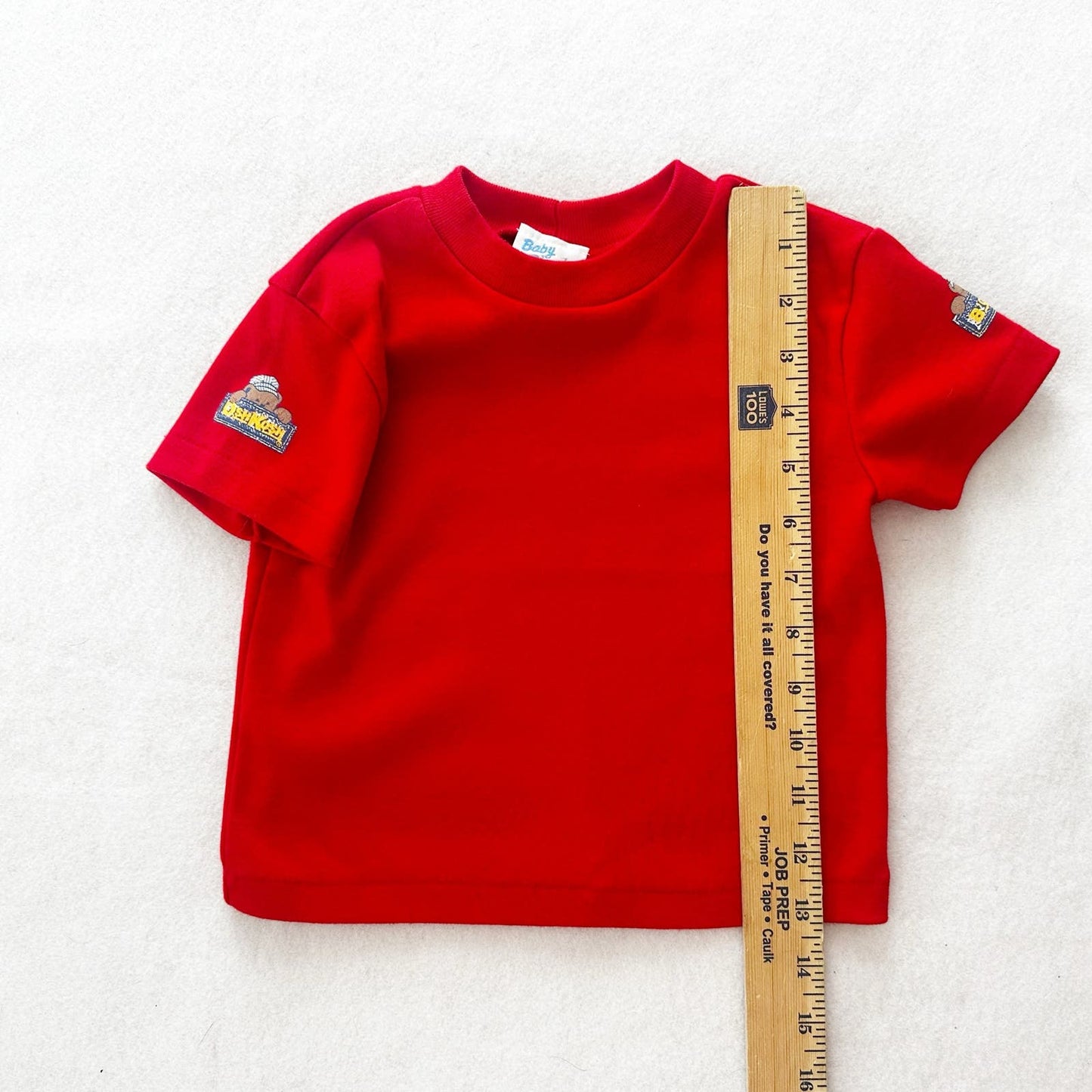 Vintage OshKosh Conductor Bears Short Sleeve Graphic Layer Top: 18m
