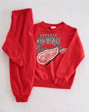 Vintage Toddler NHL Detroit Red Wings Sweatshirt Set: 3T