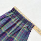 Vintage Young Vibes Tartan Vest and Skirt Set: 6/7y? - Yellow Clover Vintage Kids Clothes