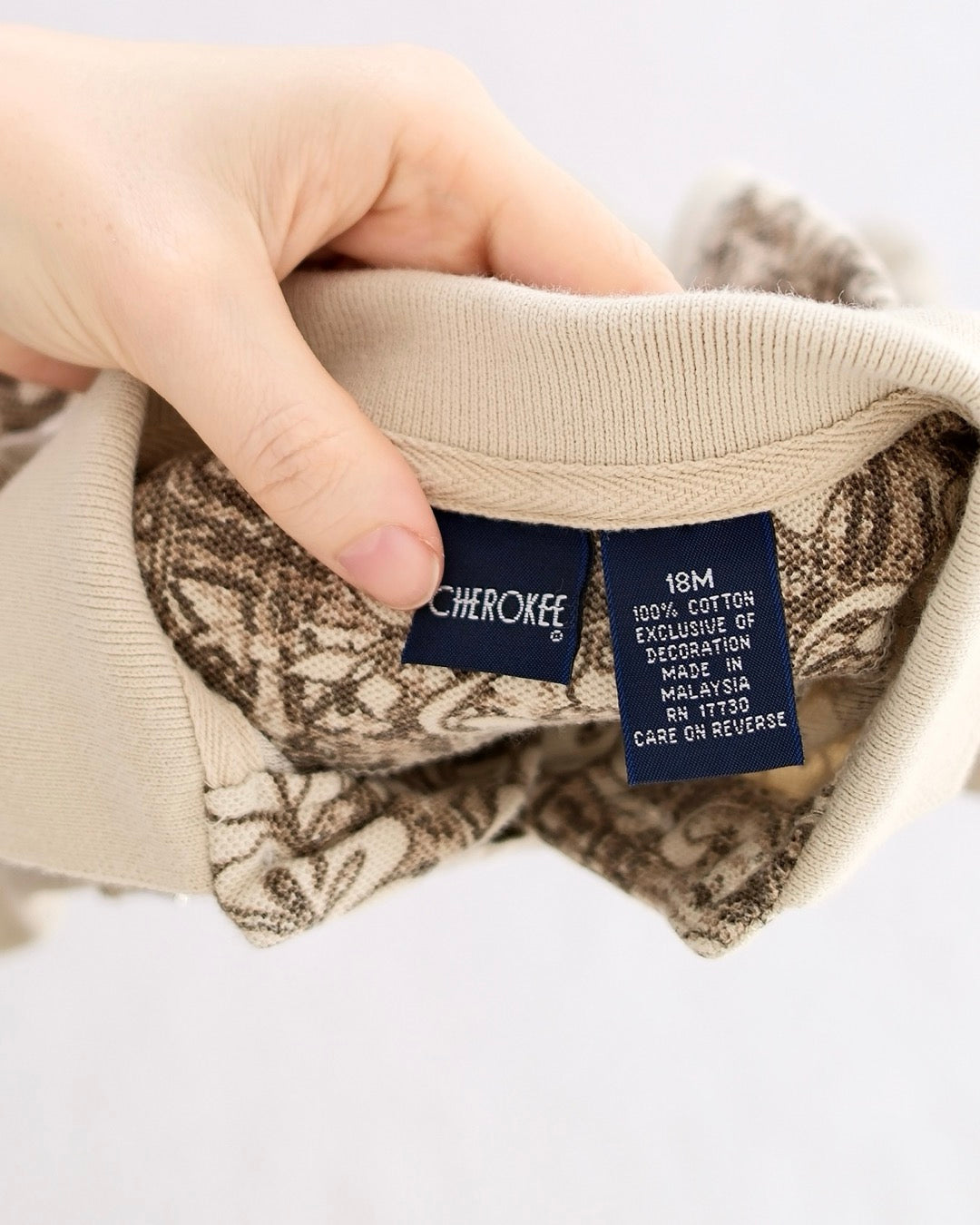 Vintage Old Navy Shortalls + Cherokee Polo Bodysuit: 18m - Yellow Clover Vintage Kids Clothes