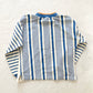 Vintage Buster Brown Travel Theme Striped Tee: 6y? - Yellow Clover Vintage Kids Clothes