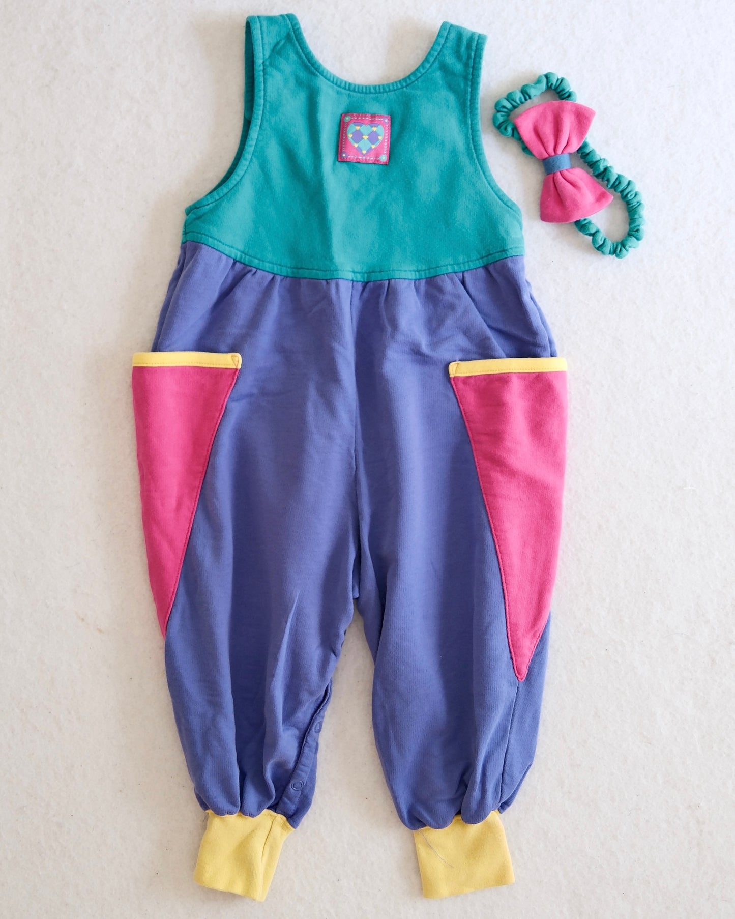 Vintage Gymboree Rocking Horse 1993 Jumpsuit Romper