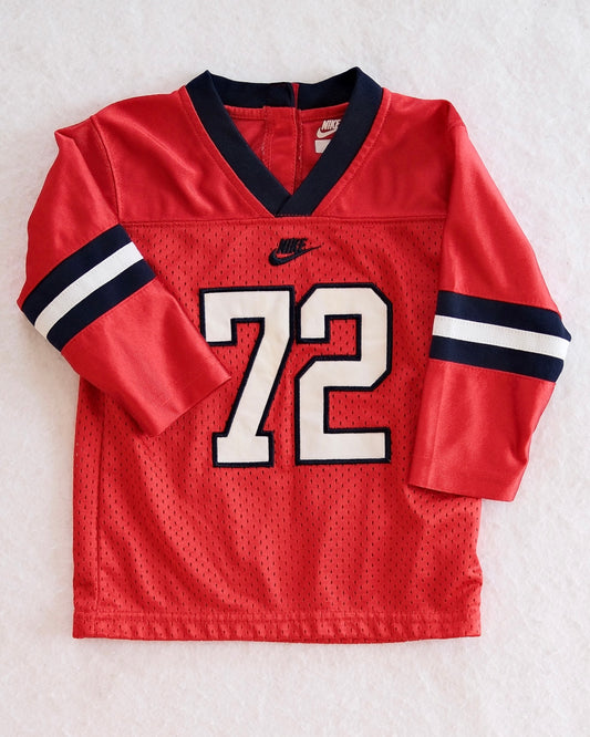 Y2K Nike Jersey Style Athletic Top: 18m