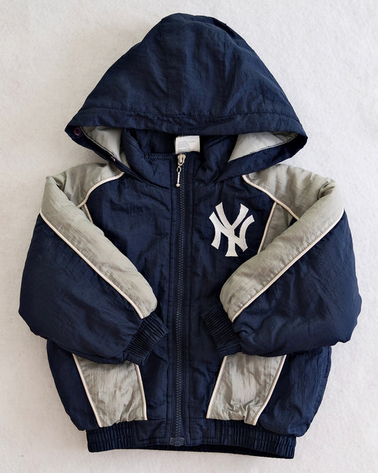 Vintage Genuine Merchandise New York Yankees Puffer Coat - Yellow Clover Vintage Kids Clothes