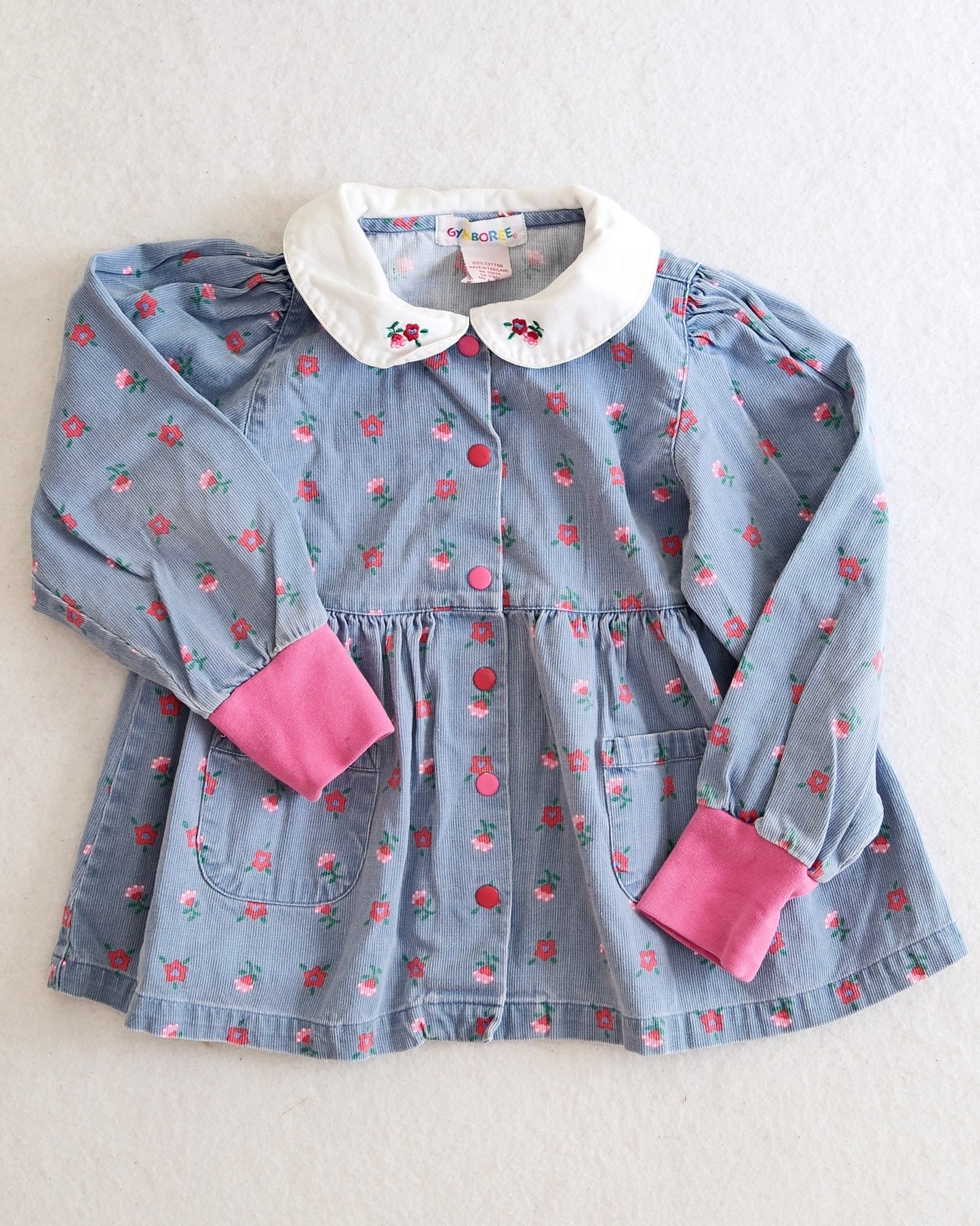Vintage Gymboree School Yard 1996 Floral Top