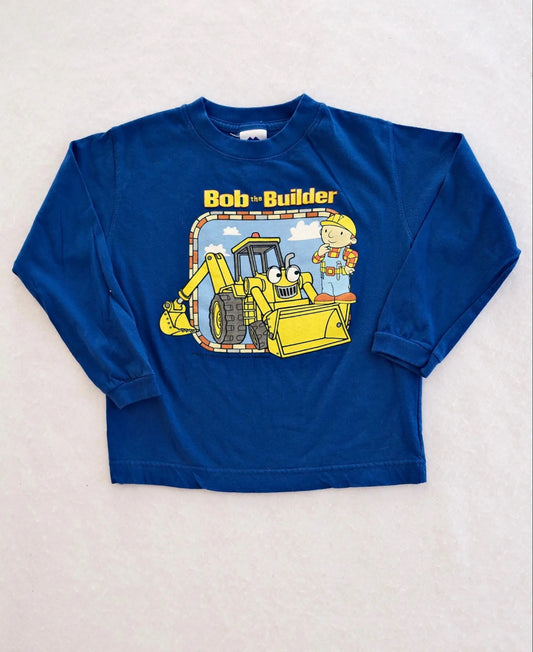 Vintage Bob the Builder Graphic Long Sleeve Tee: 6y