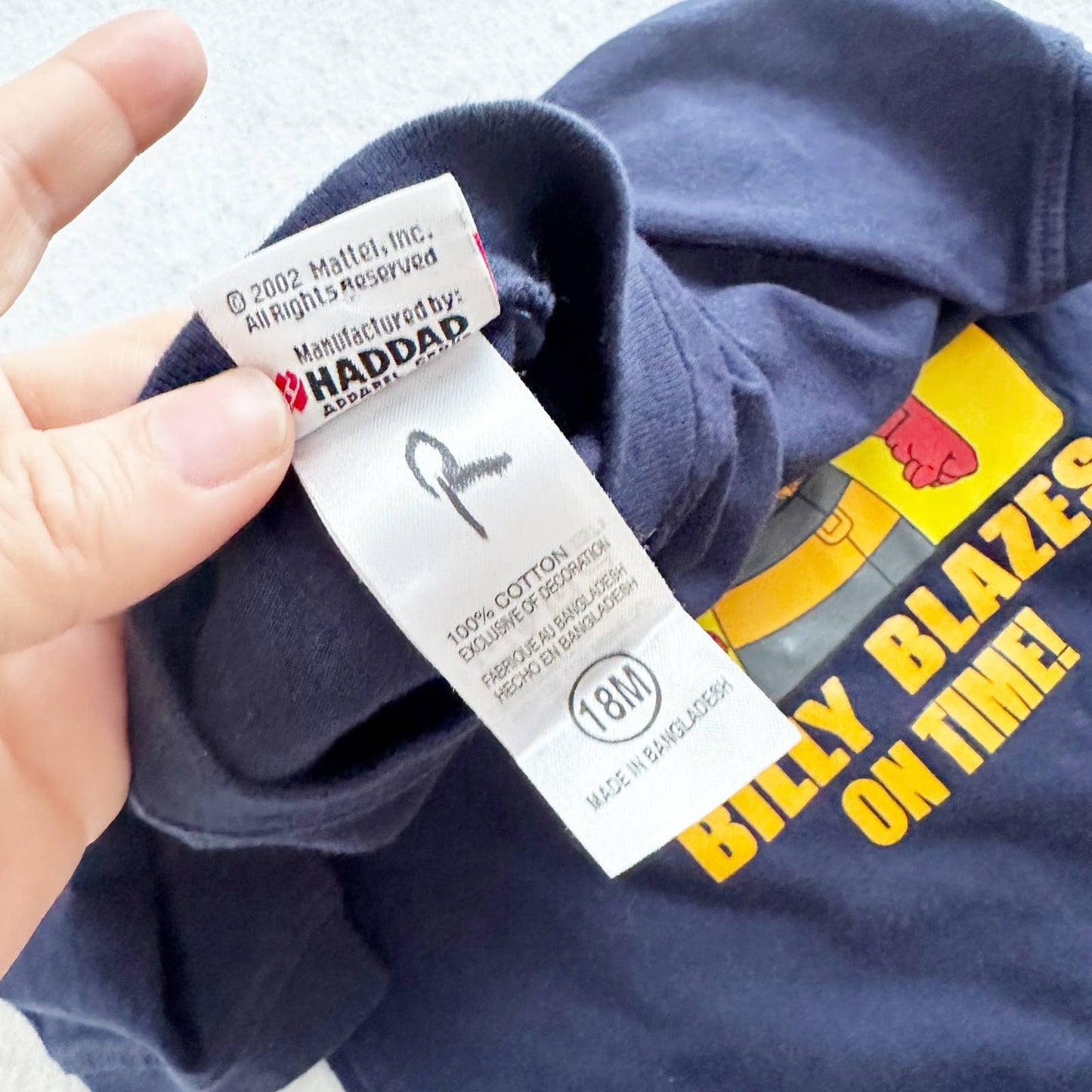 Vintage Rescue Heroes Blaze Graphic Romper: 18m - Yellow Clover Vintage Kids Clothes