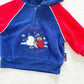 Vintage Baby Elmo Snowman Hooded Fleece Pullover