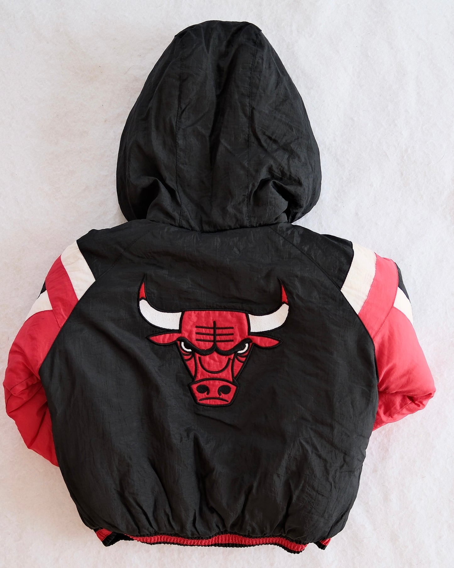 Vintage NBA Chicago Bulls Embroidered Toddler Puffer Jacket: 24m
