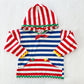 Vintage Buster Brown Striped Hooded Top: 5T - Yellow Clover Vintage Kids Clothes