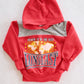 Vintage Longlast World Map Hooded Sweatshirt: 3T