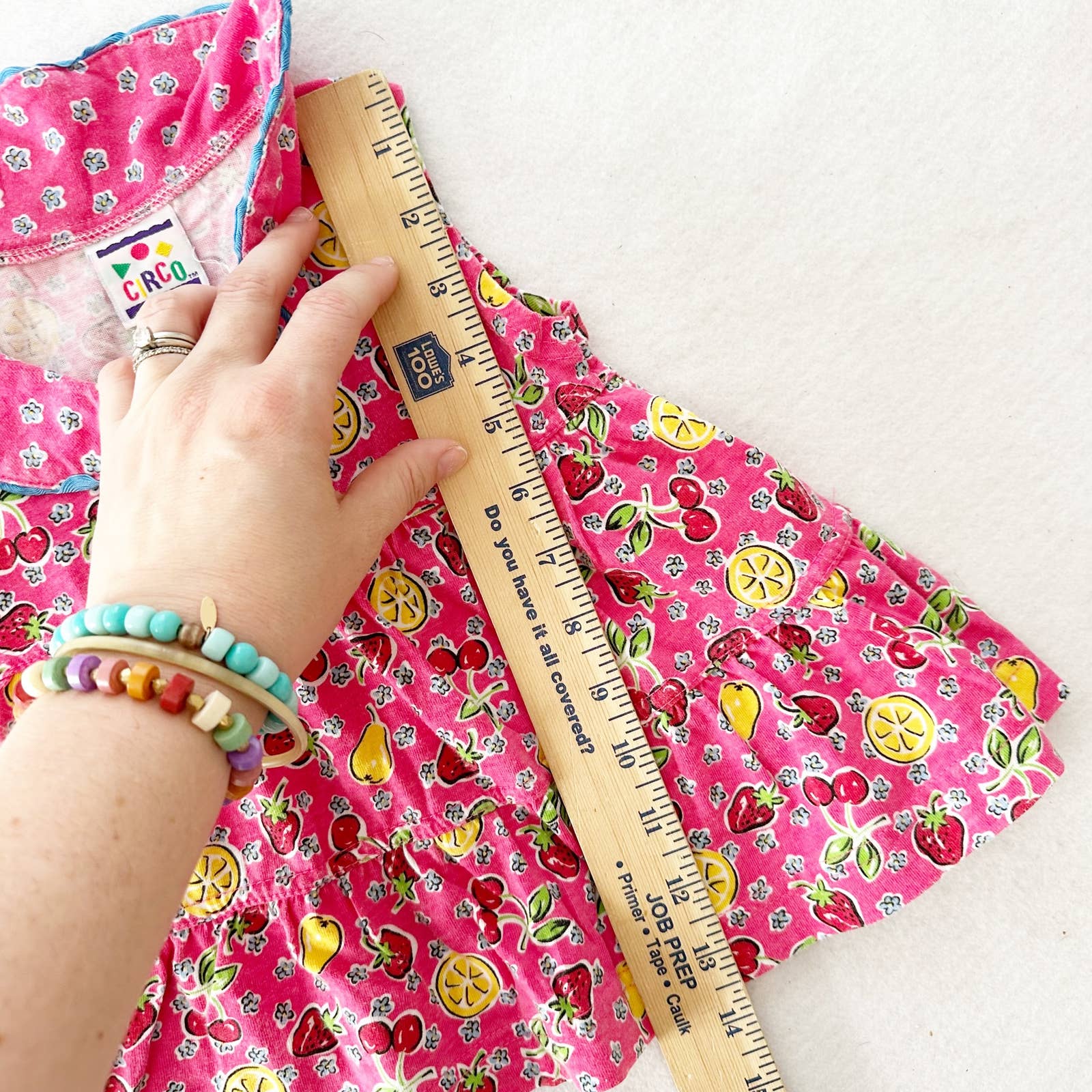 Vintage Circo Strawberry Lemon Swing Tank: 12m - Yellow Clover Vintage Kids Clothes