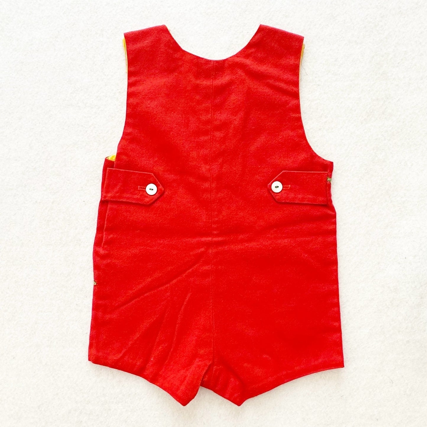 Vintage House Appliqué Jon Jon Romper: 24m?