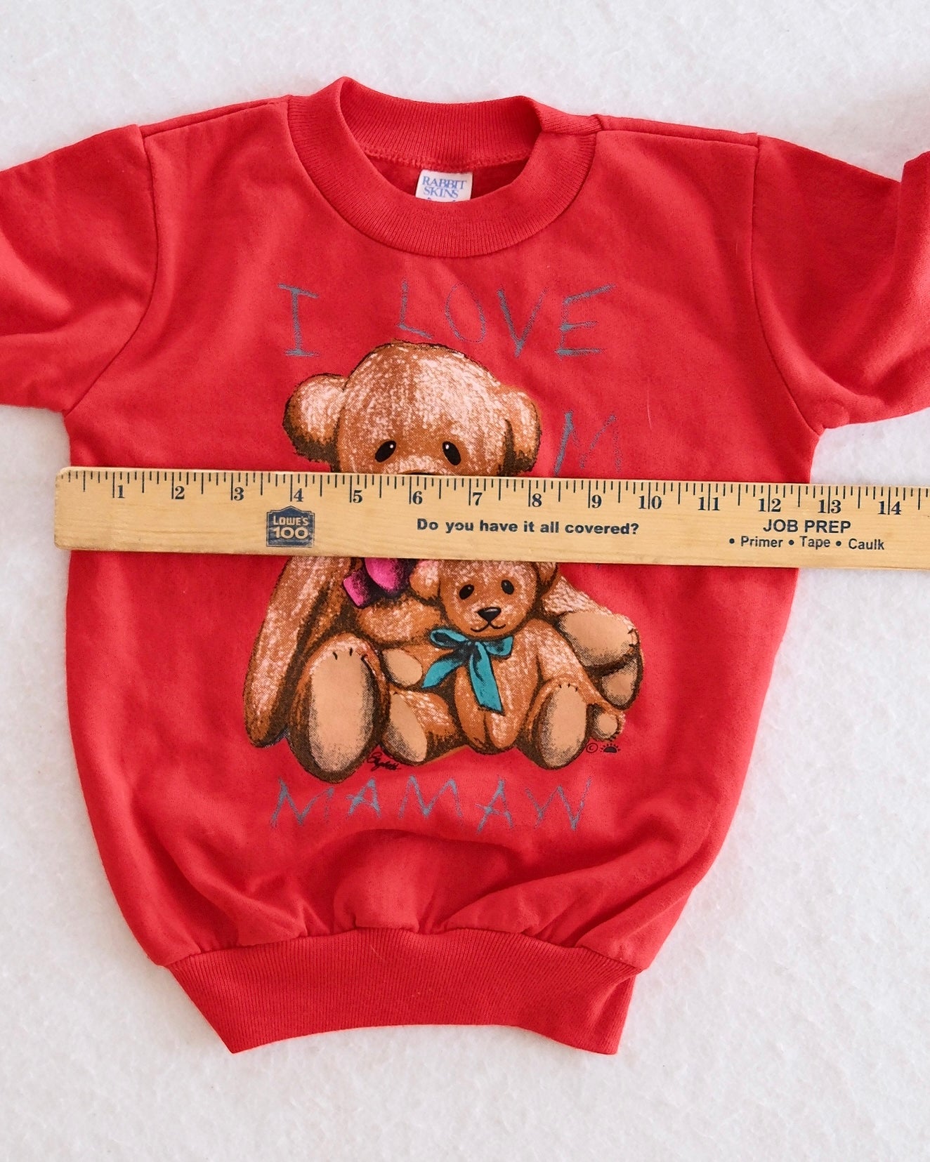 Vintage Teddy Bear I Love My Mamaw Crewneck