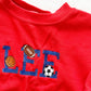 Vintage Lee Sports Embroidered Sweatshirt: 18/24m? - Yellow Clover Vintage Kids Clothes