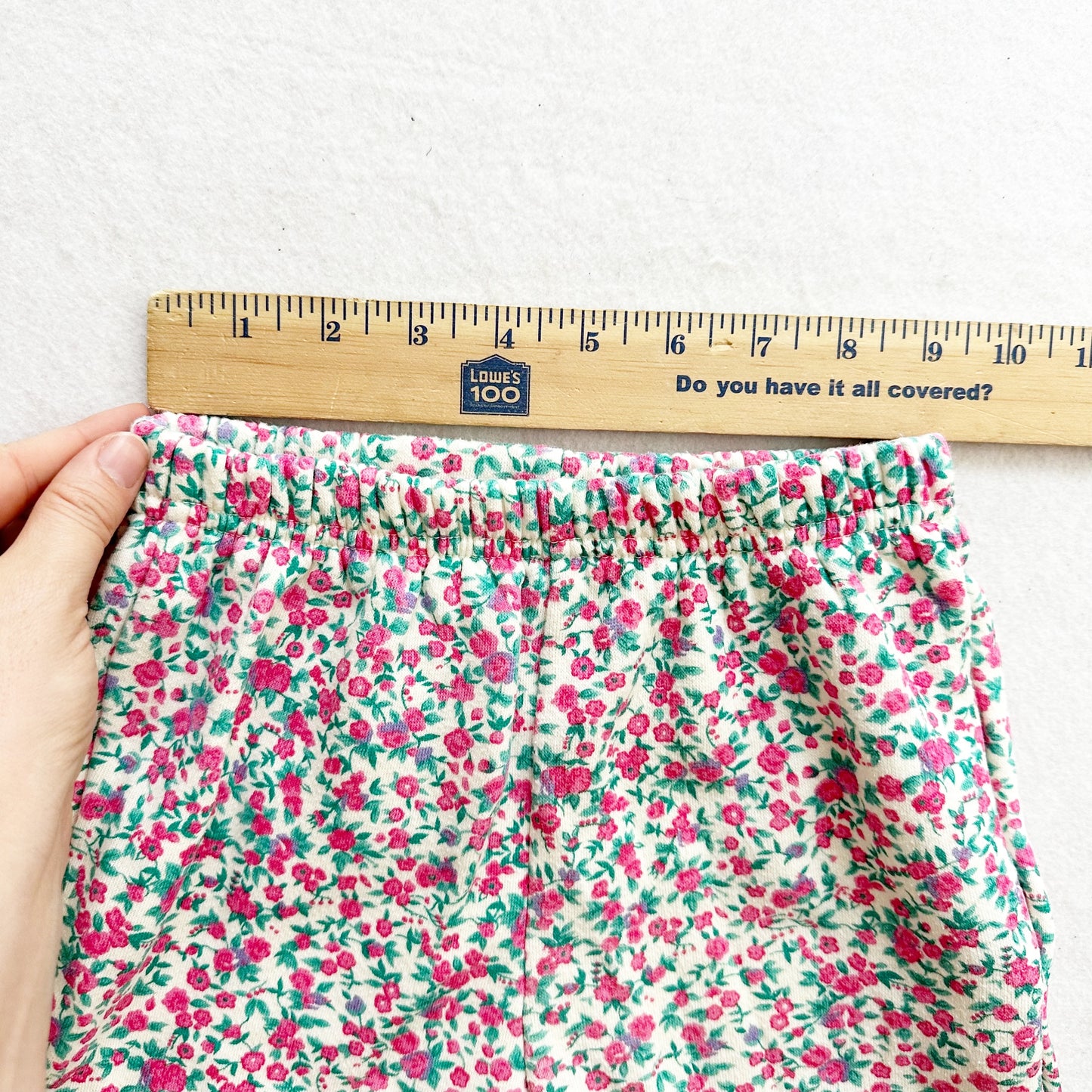 Vintage Small Steps Floral Sweatpants: 12m? - Yellow Clover Vintage Kids Clothes