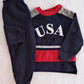 Vintage USA Olympics Sweatshirt Set: 3T