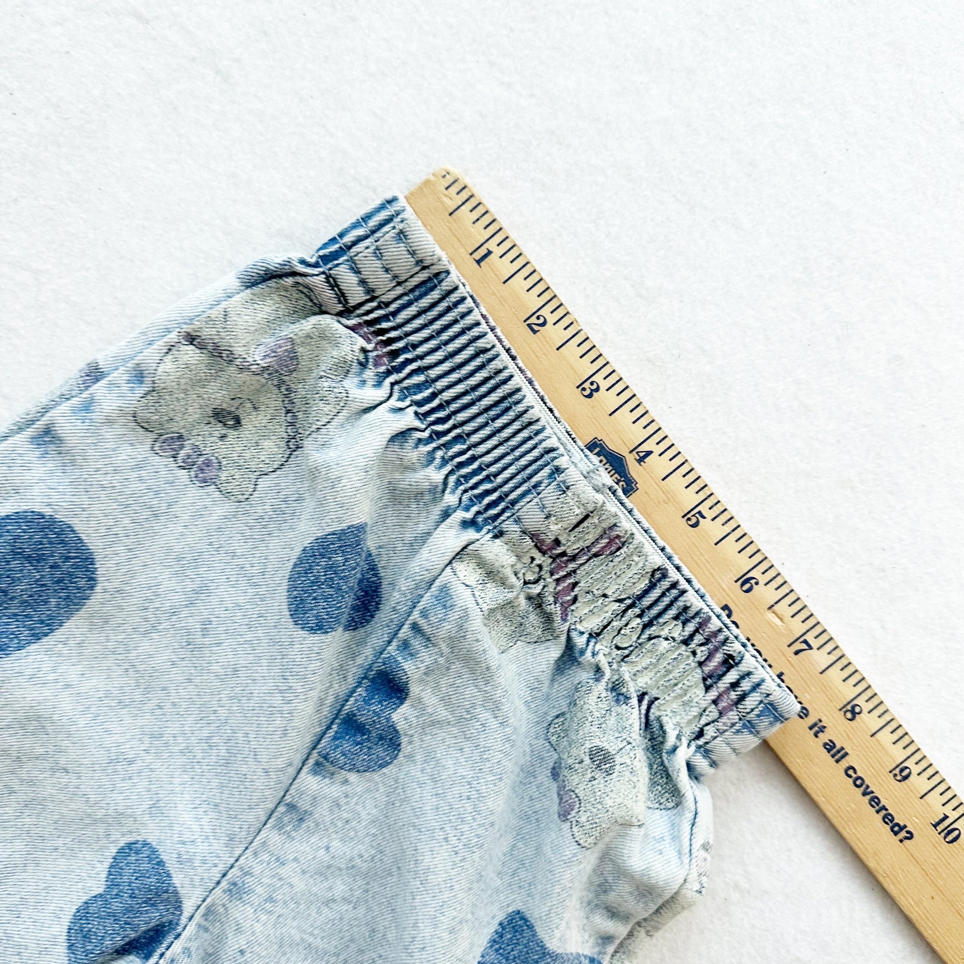 Vintage Kuzzins Teddy Bear Jogger Jeans: 6m? - Yellow Clover Vintage Kids Clothes