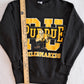 Vintage Purdue Univeristy Boilermakers Graphic Sweatshirt: 12y