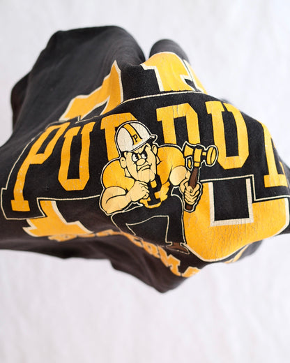 Vintage Purdue Univeristy Boilermakers Graphic Sweatshirt: 12y - Yellow Clover Vintage Kids Clothes