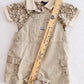 Vintage Old Navy Shortalls + Cherokee Polo Bodysuit: 18m - Yellow Clover Vintage Kids Clothes