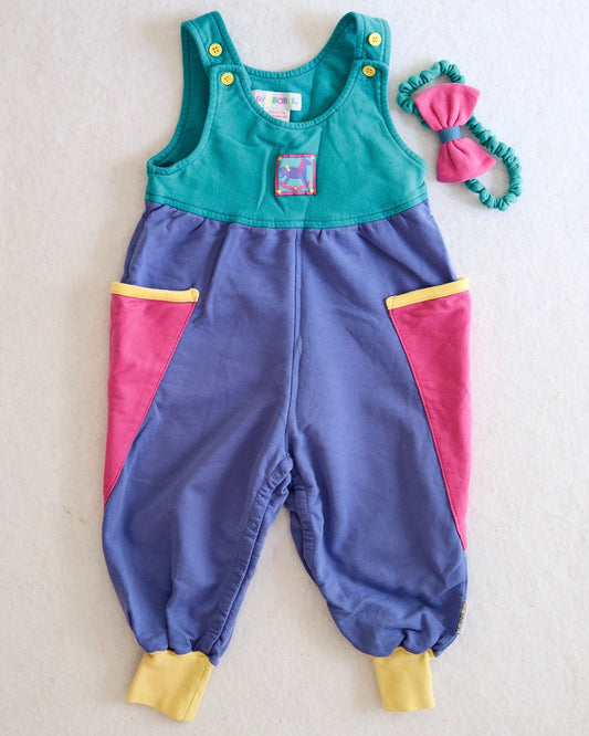 Vintage Gymboree Rocking Horse 1993 Jumpsuit Romper