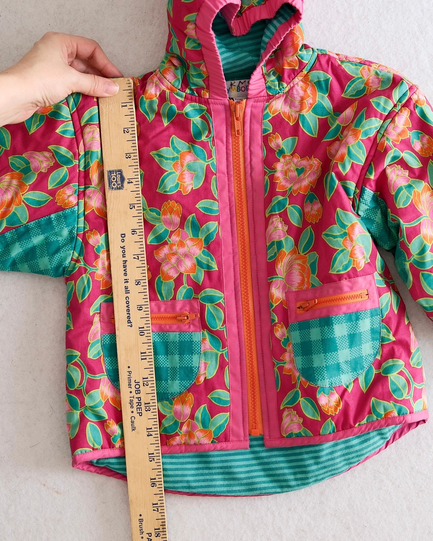 Vintage Gymboree Winter Bouquet 1996 Lightweight Coat
