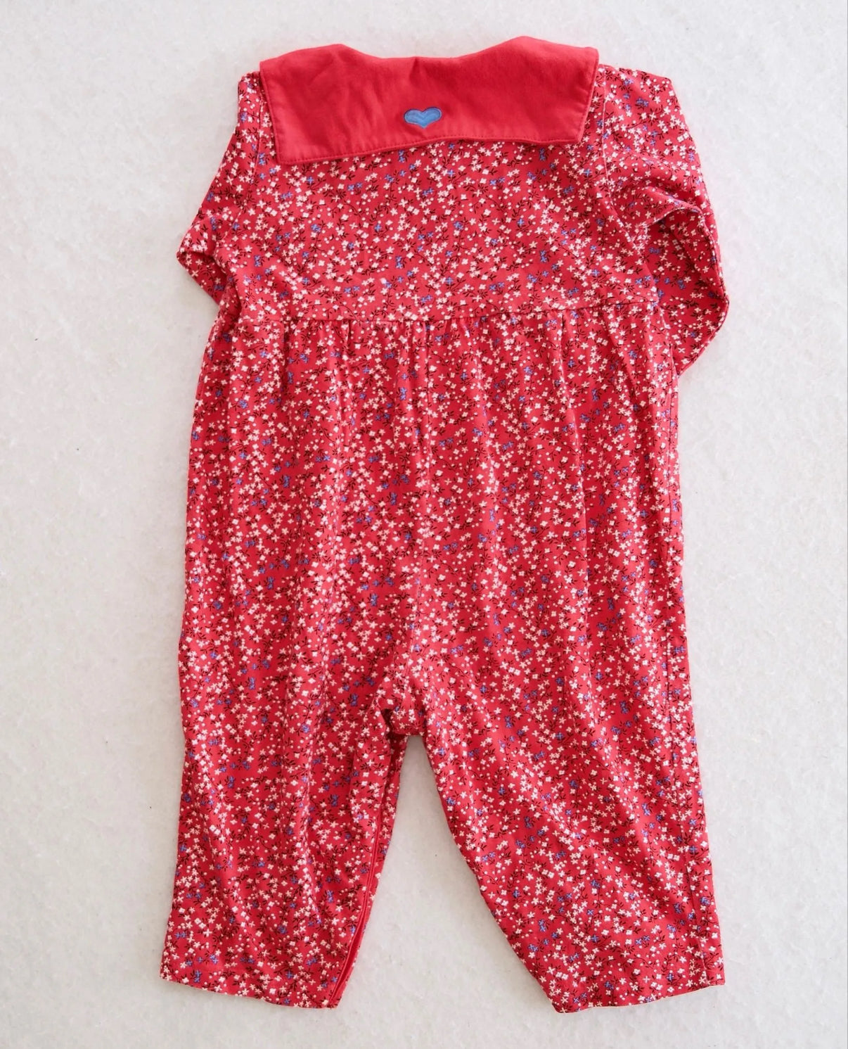 Vintage Disney Store Minnie Embroidered Floral Romper: 24m