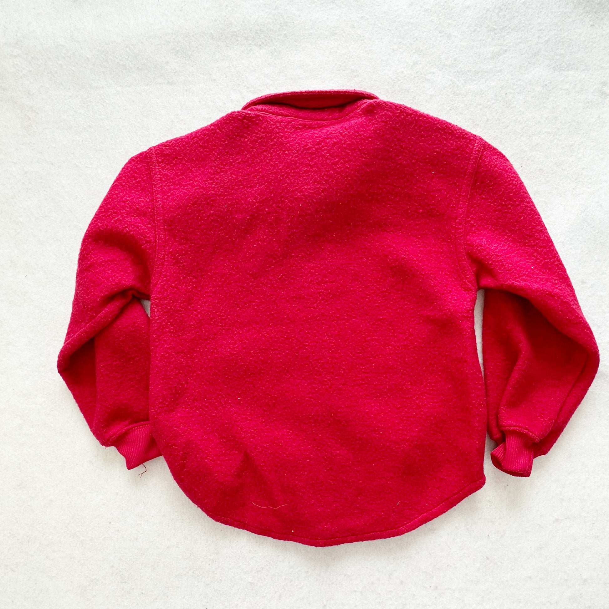 Vintage Gitano Original Team Sports Wear Fleece Shirt Jacket: 6y - Yellow Clover Vintage Kids Clothes