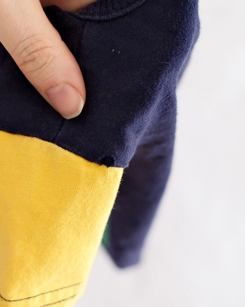 Vintage Miniwear "Puppy Play" Embroidered Romper: 3-6M - Yellow Clover Vintage Kids Clothes