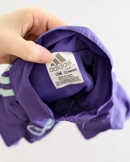 Y2K Adidas Purple Windbreaker, size 12M